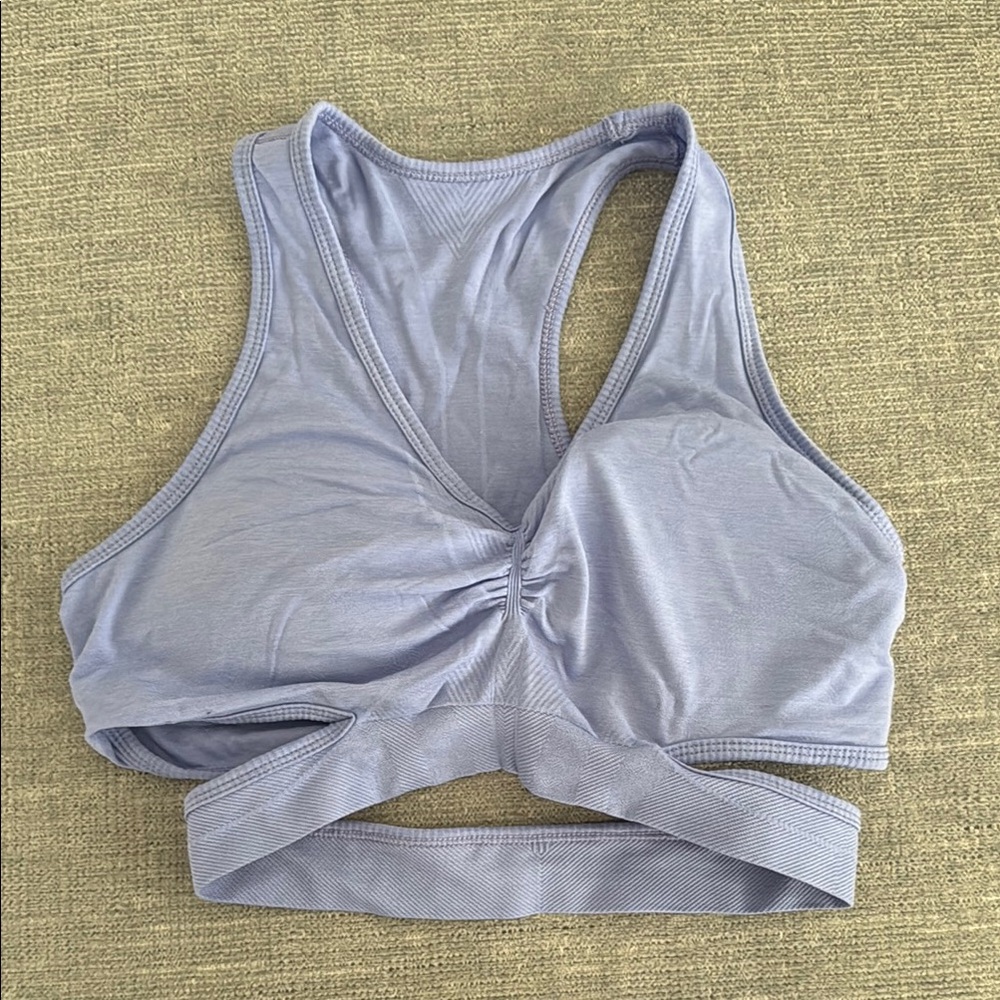 Alphalete Purple Sports Bra with Racerback